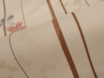 平和屋着物＊夏物 小紋 絽 舞花文 洗える着物 AABB0501st
