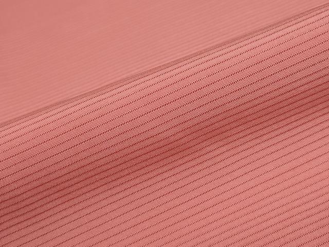 平和屋着物＊夏物 色無地 絽 甚三紅色 正絹 逸品 未使用 AABB0513st