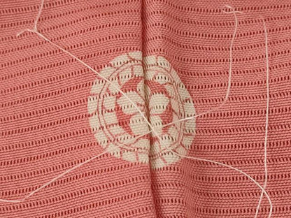 平和屋着物＊夏物 色無地 絽 甚三紅色 正絹 逸品 未使用 AABB0513st