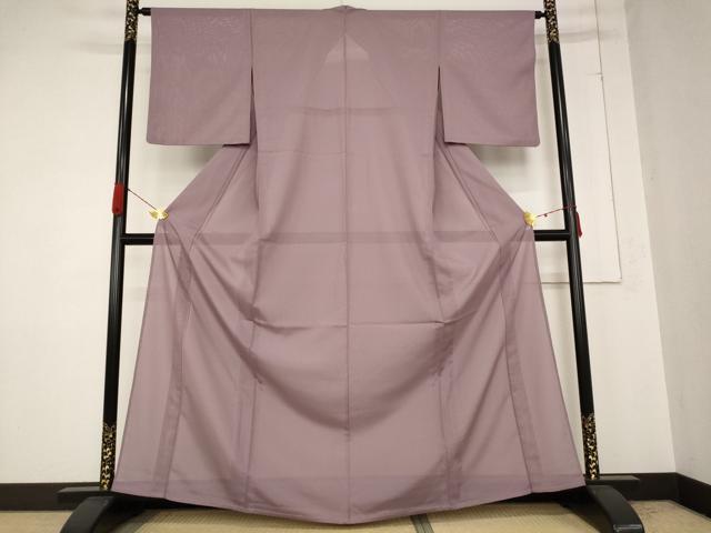 平和屋着物＊夏物 色無地 絽 鴇浅葱色 さんび謹製 洗える着物 AABB0519st