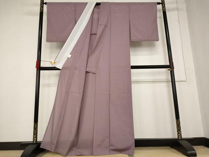 平和屋着物＊夏物 色無地 絽 鴇浅葱色 さんび謹製 洗える着物 AABB0519st