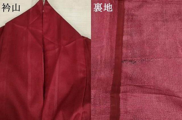 平和屋着物＊夏物　訪問着　絽　草花文　洗える着物　AABB0539st