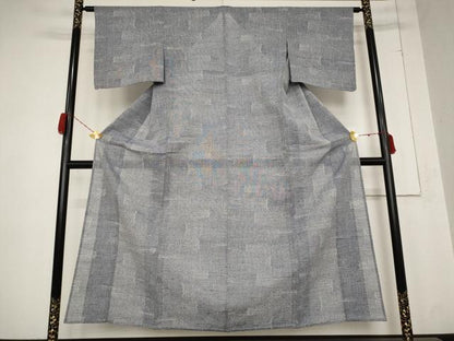 平和屋着物＊夏物 紗紬 霞文 正絹 逸品 未使用 AABB0540st