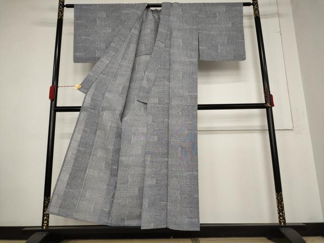 平和屋着物＊夏物 紗紬 霞文 正絹 逸品 未使用 AABB0540st