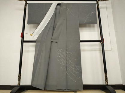 平和屋着物＊夏物 訪問着 絽 枝花文 正絹 逸品 AABB0549st