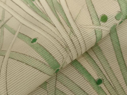 平和屋着物＊夏物 小紋 絽 草花文 正絹 逸品 AABB0552st