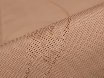 平和屋着物＊夏物 色無地 縦絽 蔦の葉紋紗 曙色 正絹 逸品 未使用 AABB0553st