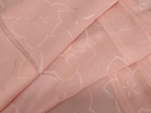 平和屋着物＊夏物 小紋 紗 花づくし 正絹 逸品 AABB0555st