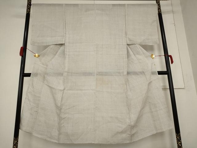 平和屋着物＊夏物 男性 上布 絣柄 麻 逸品 AABB0561st