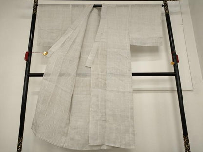 平和屋着物＊夏物 男性 上布 絣柄 麻 逸品 AABB0561st