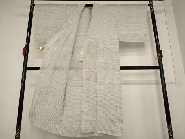 平和屋着物＊夏物 男性 上布 絣柄 麻 逸品 AABB0561st