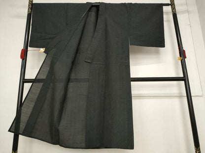 平和屋着物＊夏物 男性 紗紬 霞文 正絹 逸品 AABB0567st