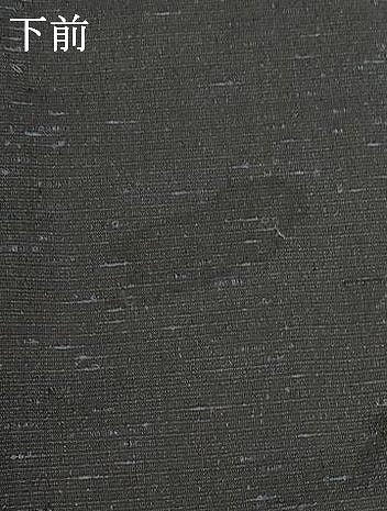 平和屋着物＊夏物 男性 紬 墨色 正絹 逸品 AABB0568st