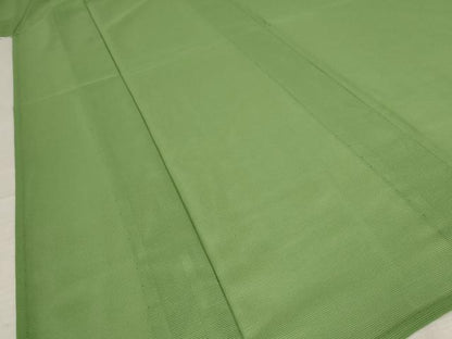 平和屋着物＊夏物 色無地 絽 草色 洗える着物 AABB0571st