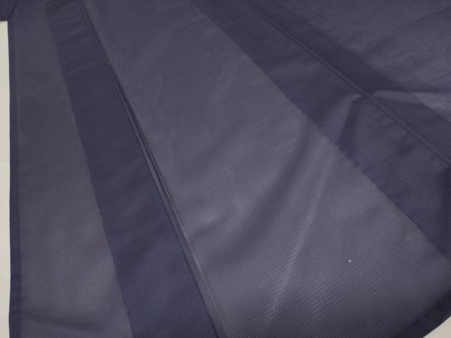 平和屋着物＊夏物 色無地 絽 濃鼠色 洗える着物 AABB0574st