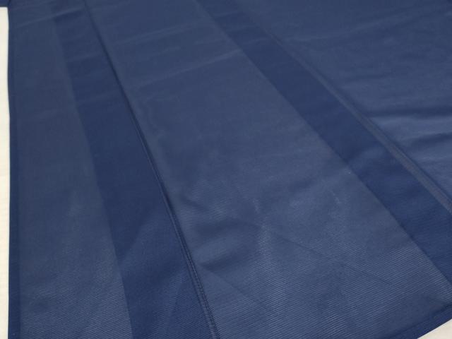平和屋着物＊夏物 色無地 絽 留紺色 洗える着物 AABB0588st