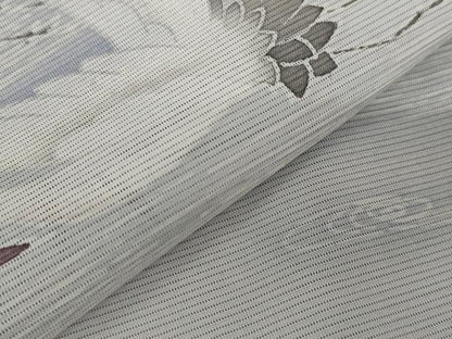 平和屋着物＊夏物 訪問着 絽 流水飛鳥文 洗える着物 AABB0589st