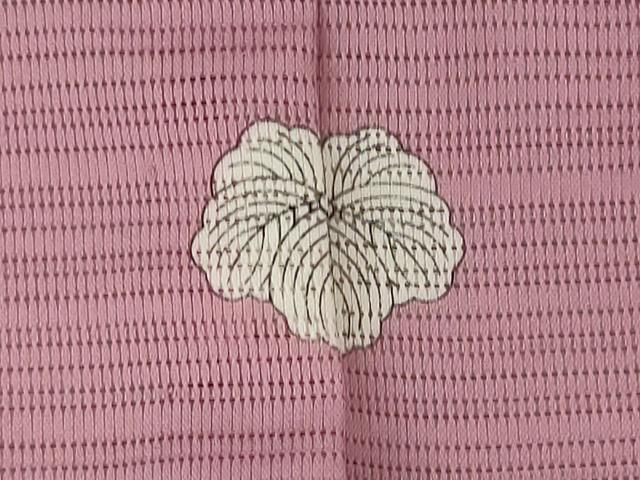平和屋着物＊夏物 色無地 絽 長春色 洗える着物 AABB0592st