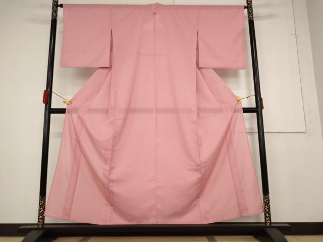 平和屋着物＊夏物 小紋 絽 霞文 洗える着物 AABB0596st