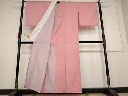 平和屋着物＊夏物 小紋 絽 霞文 洗える着物 AABB0596st