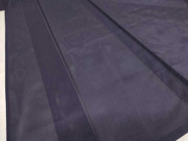 平和屋着物＊夏物 色無地 絽 濃鼠色 洗える着物 AABB0600st