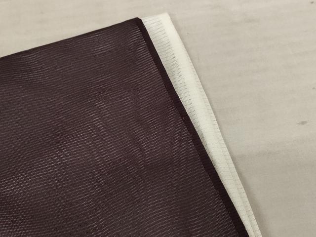 平和屋着物＊夏物 色無地 絽 似せ紫色 洗える着物 AABB0611st