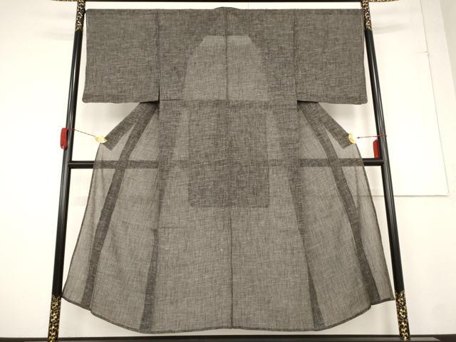 平和屋着物＊夏物　男性　小紋　霞文　洗える着物　AABB0617st
