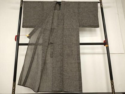 平和屋着物＊夏物　男性　小紋　霞文　洗える着物　AABB0617st