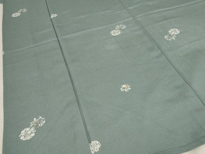 平和屋着物＊夏物 小紋 絽 花丸文 正絹 逸品 AABB0621st