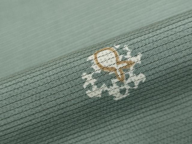 平和屋着物＊夏物 小紋 絽 花丸文 正絹 逸品 AABB0621st