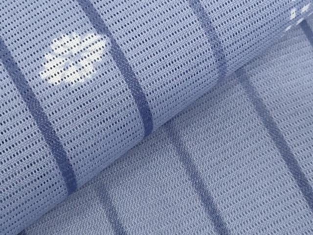 平和屋着物＊夏物 小紋 絽 抽象文様 洗える着物 AABB0629st