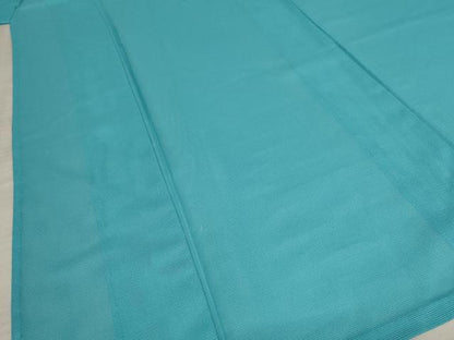 平和屋着物＊夏物 男性 色無地 絽 浅葱色 洗える着物 AABB0635st