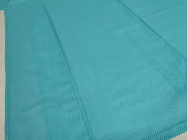 平和屋着物＊夏物 男性 色無地 絽 浅葱色 洗える着物 AABB0635st