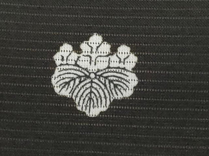 平和屋着物＊夏物 黒留袖 絽 草花文 暈し染め 洗える着物 未使用 AABB0636st
