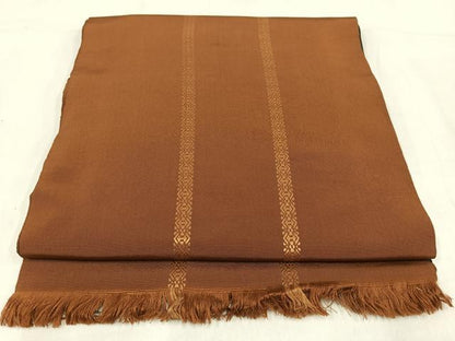平和屋着物◎両面丸帯　献上　正絹　逸品　AABB0685uw