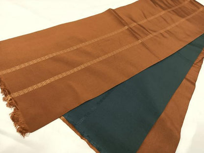 平和屋着物◎両面丸帯　献上　正絹　逸品　AABB0685uw