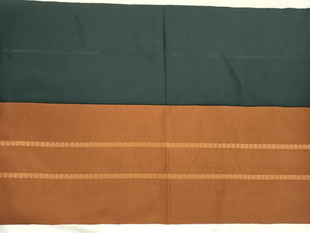 平和屋着物◎両面丸帯　献上　正絹　逸品　AABB0685uw