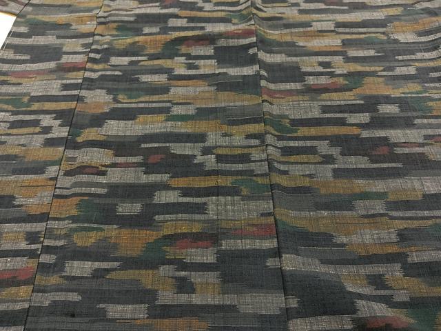 平和屋着物■上質な紬　霞文　正絹　逸品　AABB0898uw