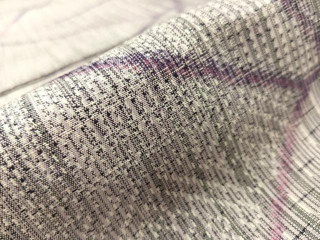 平和屋着物■上質な紬　幾何学文　正絹　逸品　AABB0900uw