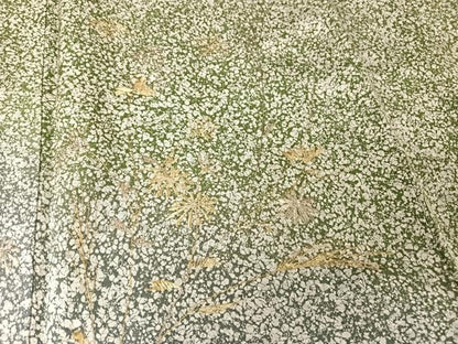 平和屋着物●訪問着 刺繍 草花文 金糸 正絹 逸品 AABB1292np