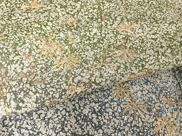 平和屋着物●訪問着 刺繍 草花文 金糸 正絹 逸品 AABB1292np