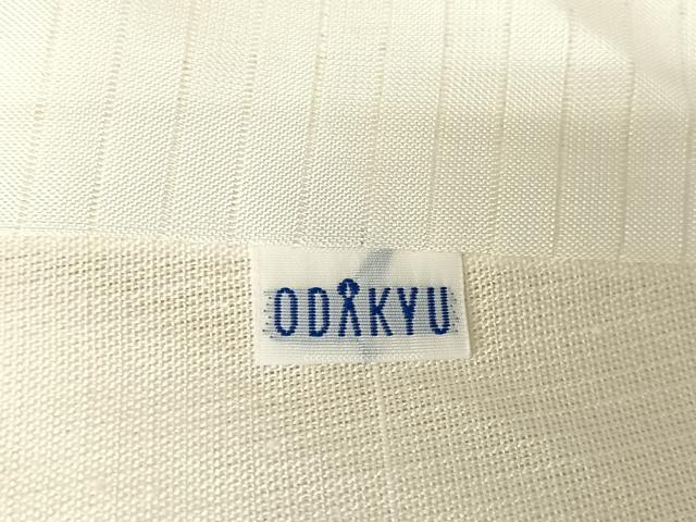 平和屋着物＊夏物 二代目 川村久太郎 訪問着 紗紬 手描き 縞 小田急百貨店扱い 正絹 逸品 AABB1308np