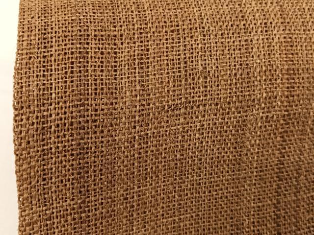 平和屋着物＊夏物　しな布　九寸名古屋帯　 柴染色　正絹　逸品　AABB1310np