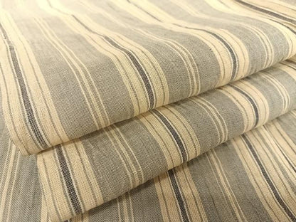 平和屋着物＊夏物　本場小千谷ちぢみ　縞　麻　逸品　AABB1339np