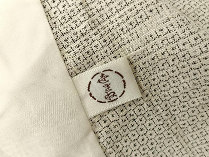 平和屋着物▽本塩沢 単衣 110亀甲 跳兎 正絹 逸品 AABB1351np