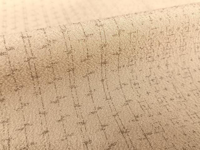 平和屋着物▽洗える最高級着物 ＜英＞はなぶさ謹製 小紋 単衣 格子 洗える着物 AABB1358np