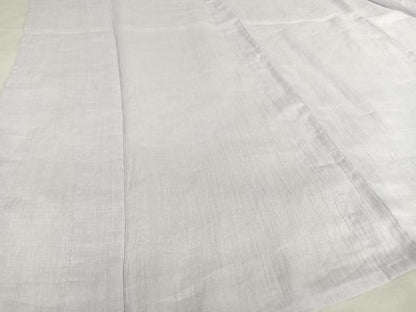 平和屋着物＊夏物　上布　色無地　古今　牡丹鼠色　麻　逸品　AABB1368np