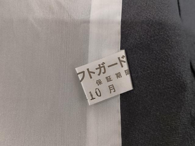 平和屋着物▽本塩沢 単衣 雪輪 黒地 正絹 逸品 AABB1375np