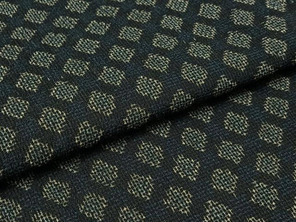 平和屋着物▽本塩沢 単衣 菱文 正絹 逸品 AABB1402jh