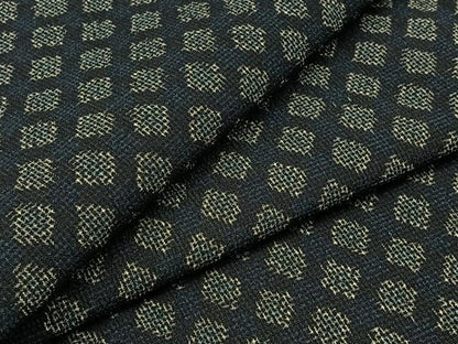 平和屋着物▽本塩沢 単衣 菱文 正絹 逸品 AABB1402jh